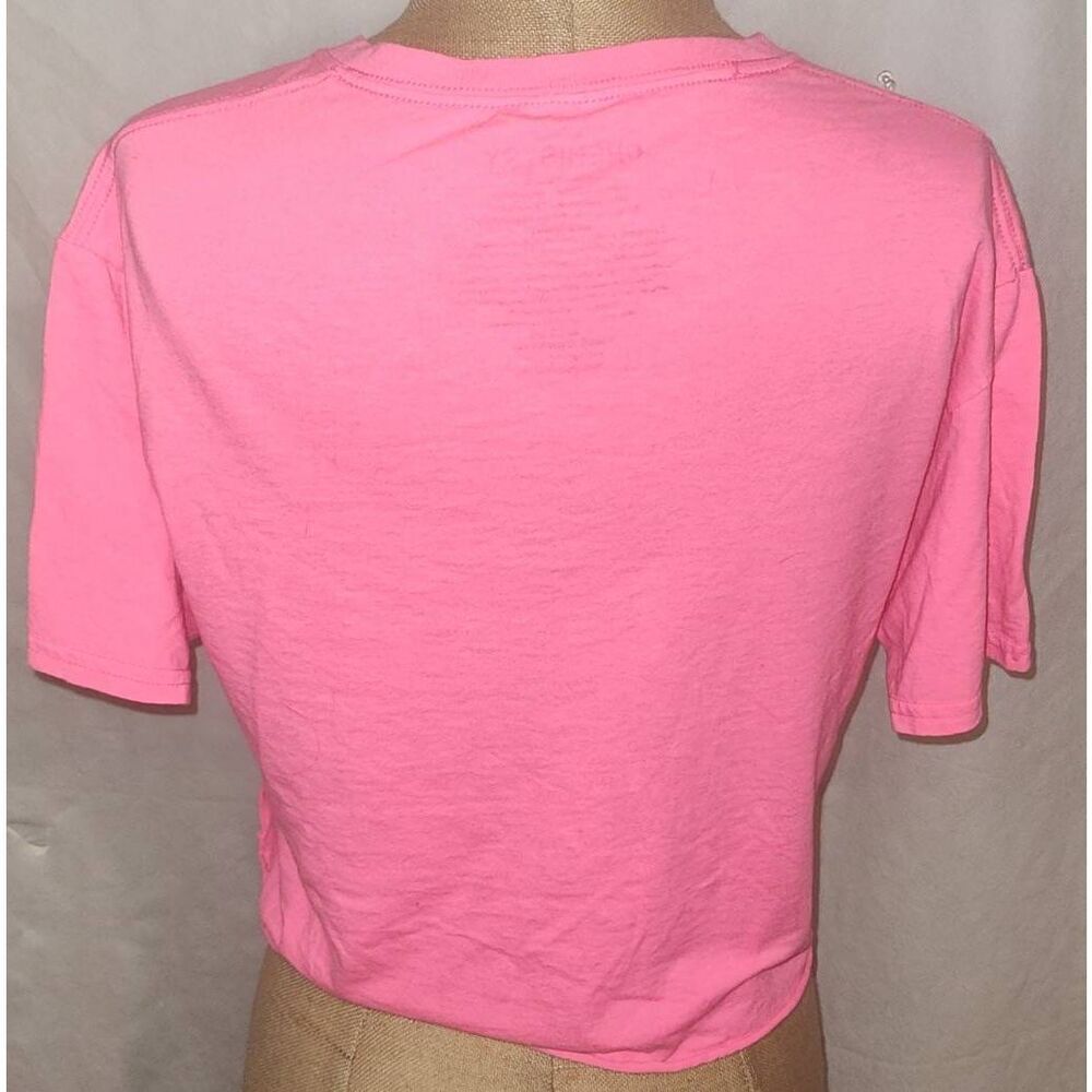 NASA Crop Top Neon Pink by CHEMISTRY Size Small - Picture 2 of 3